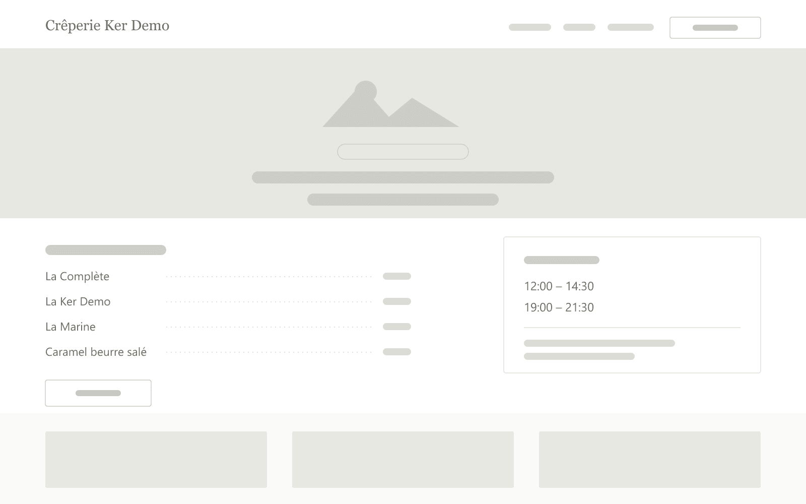 Avant — Le site ordinaire, dessiné